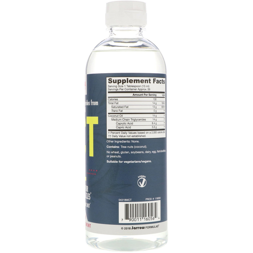 Jarrow Formulas, MCT Oil, 20 fl oz (591 ml)