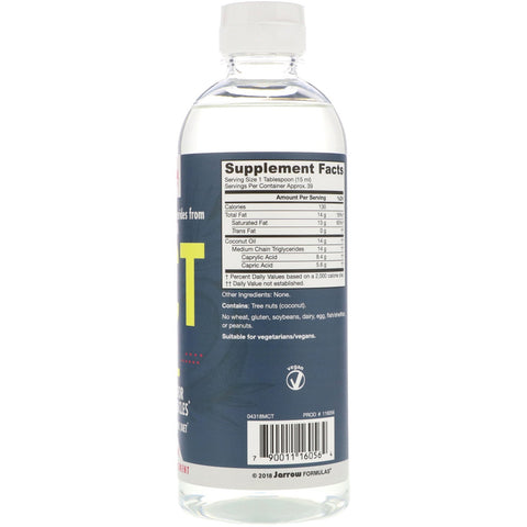 Jarrow Formulas, MCT Oil, 20 fl oz (591 ml)