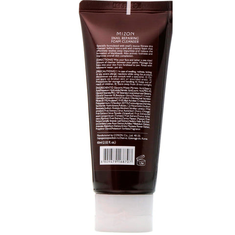 Mizon, Snail Repairing Foam Cleanser, 2.02 fl oz (60 ml)