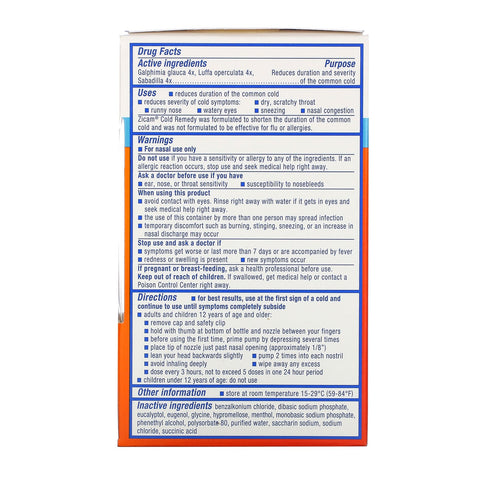 Zicam, Cold Remedy, No Drip Nasal Spray, 0.50 fl oz (15 ml)