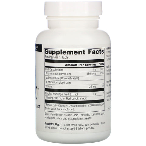 Source Naturals, Garcinia 1000, 90 Tablets
