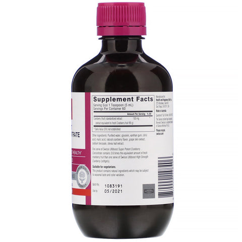 Swisse, Ultiboost, Super Potent Cranberry Concentrate, 90,000 mg, 10.1 fl oz (300 ml)