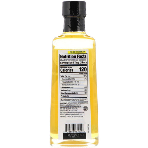 Spectrum Culinary, Walnut Oil, Expeller Pressed, 16 fl oz (473 ml)