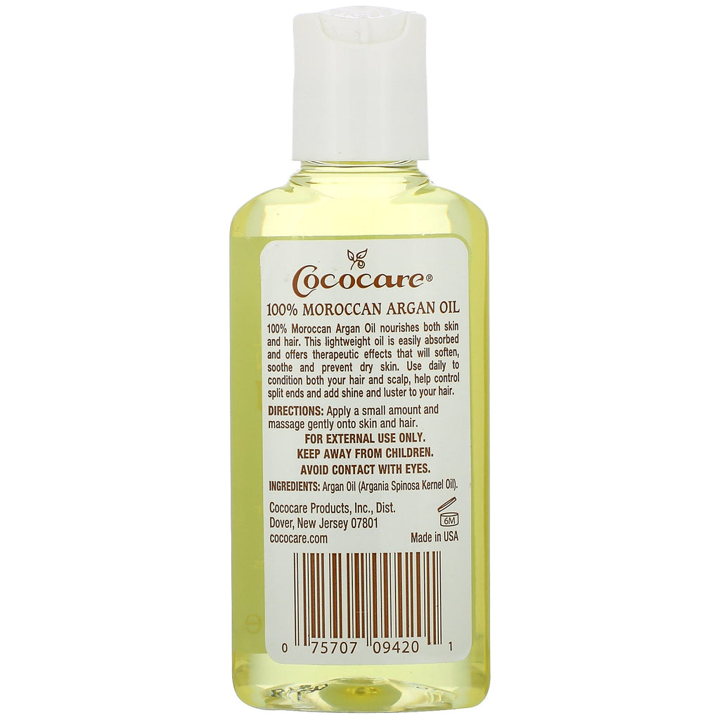Cococare, 100% Natural Moroccan Argan Oil, 2 fl oz (60 ml)