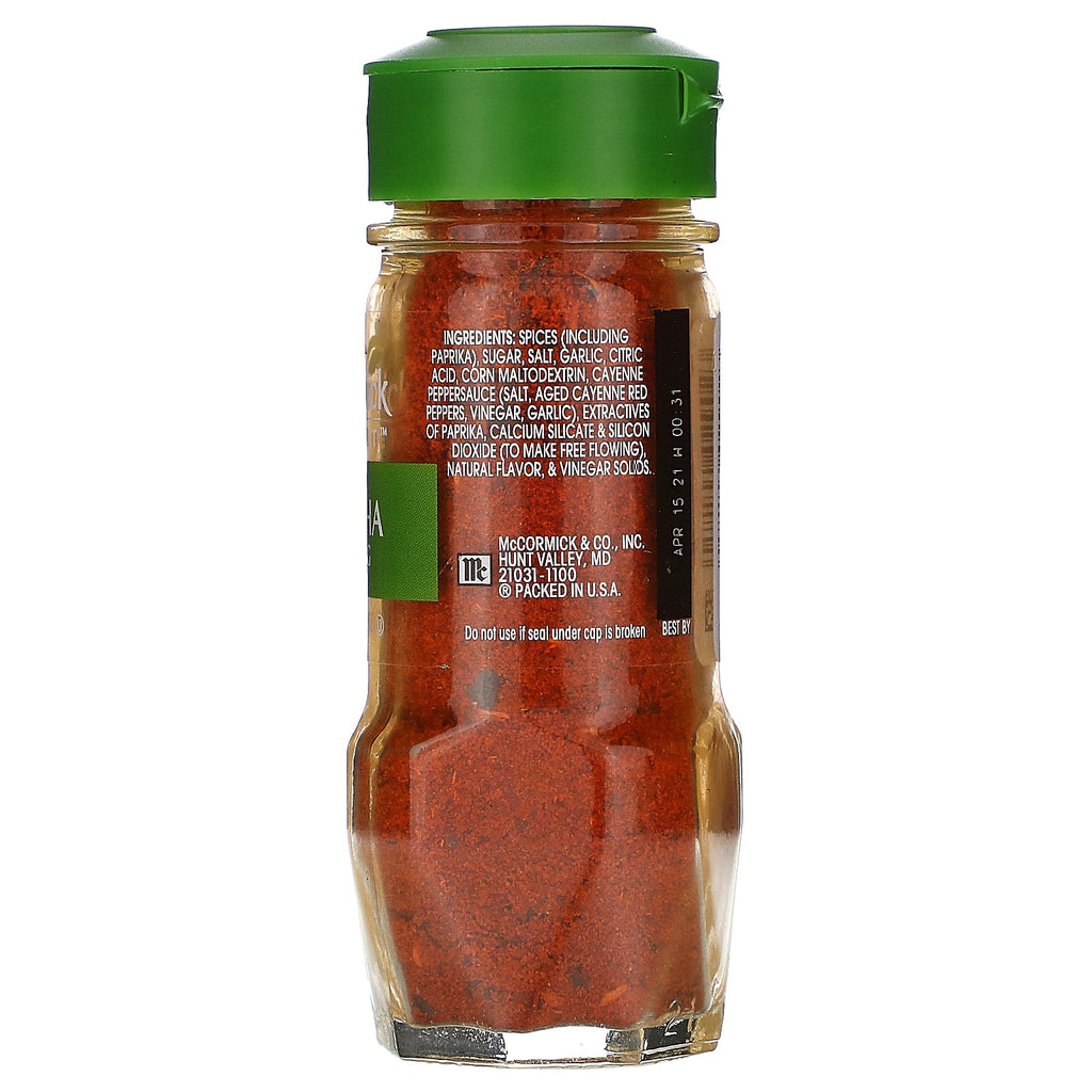 McCormick Gourmet, Sriracha Seasoning, 2.37 oz (67 g)