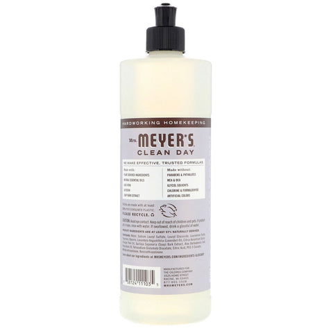 Mrs. Meyers Clean Day, Dish Soap, Lavender Scent, 16 fl oz (473 ml)