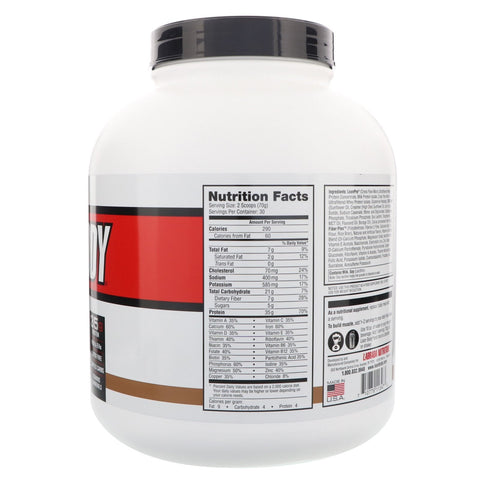 Labrada Nutrition, Lean Body, Hi-Protein Meal Replacement Shake, Chocolate, 4.63 lbs (2100 g)