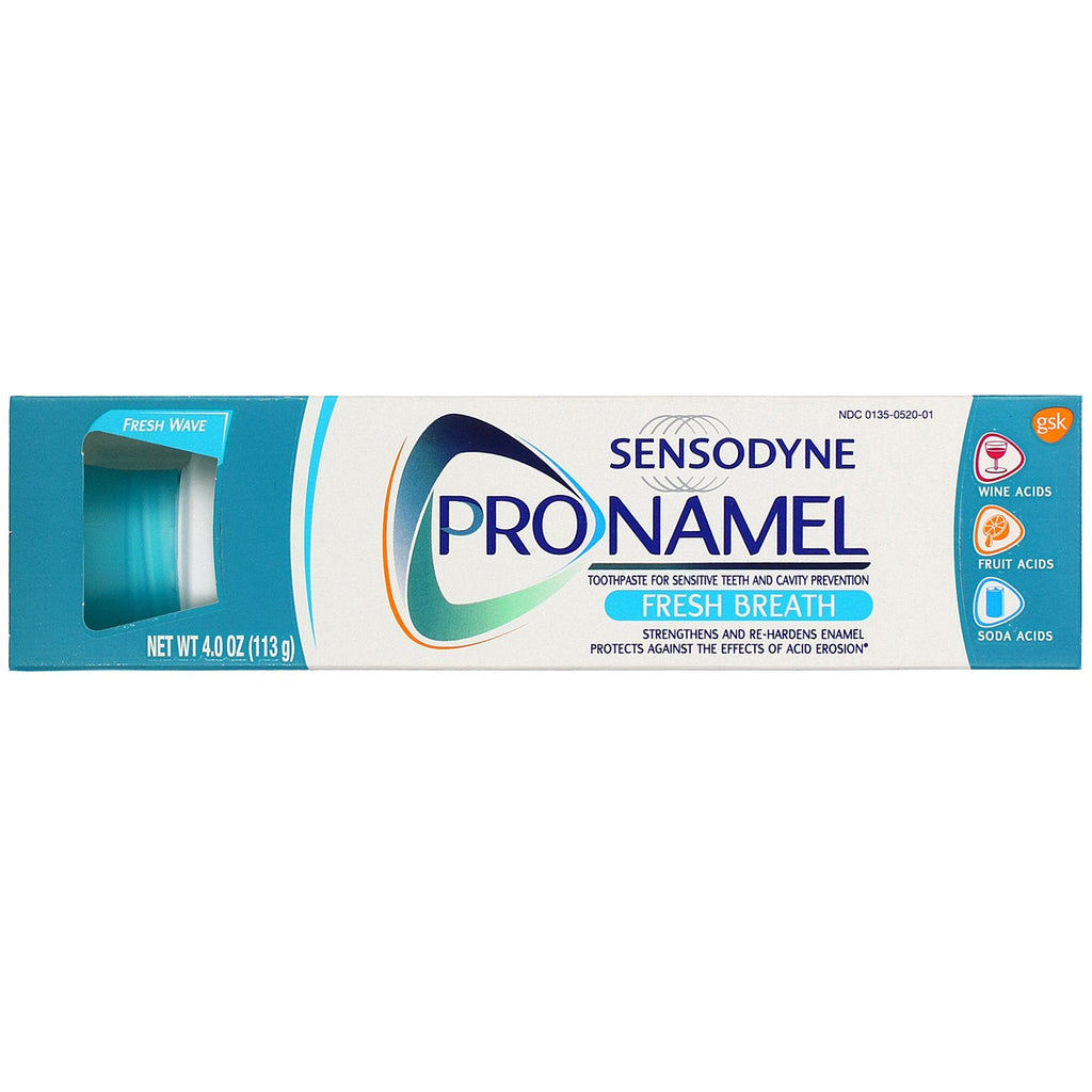 Sensodyne, ProNamel, Fresh Breath Toothpaste, Fresh Wave, 4.0 oz (113 g)