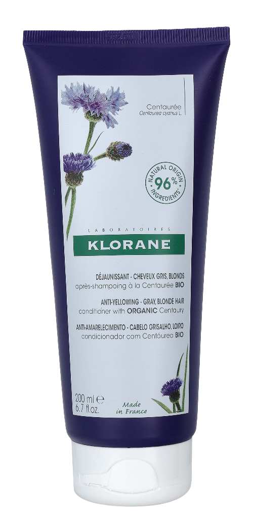 Klorane Centaurea Acondicionador Anti-Amarilleamiento 200 ml