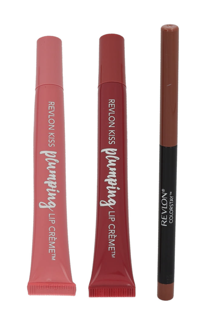 Revlon 2 Kiss Plumping Lip Creams + Colorstay Nude Lipliner 14,48 ml