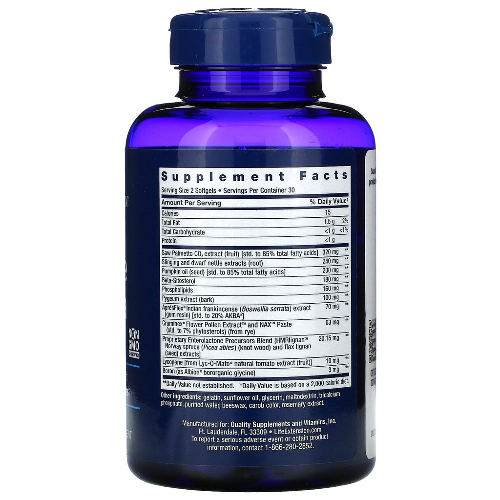 Life Extension, Ultra Prostate Formula, 60 Softgels