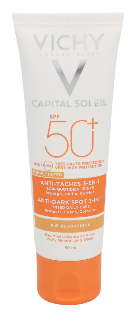 Vichy Capital Soleil 3In1 AntiDark Spot Tinted SPF50+ 50 ml
