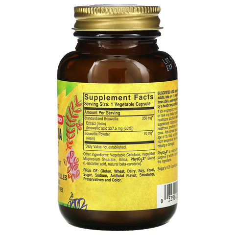 Solgar, Boswellia Resin Extract, 60 Vegetable Capsules