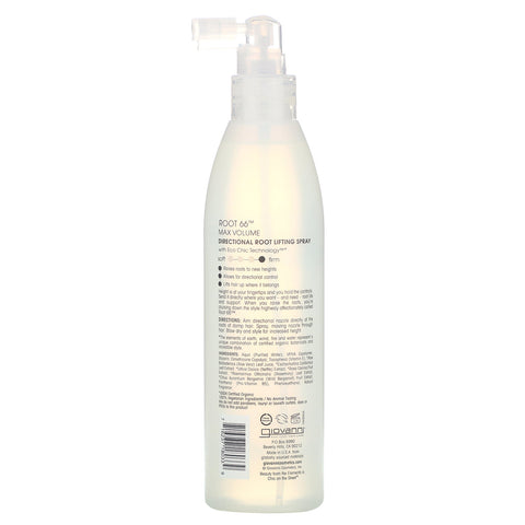 Giovanni, Root 66, Max Volume, Directional Root Lifting Spray, 8.5 fl oz (250 ml)