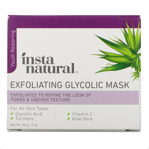 InstaNatural, Exfoliating Glycolic Beauty Mask,  2 oz (56 g)