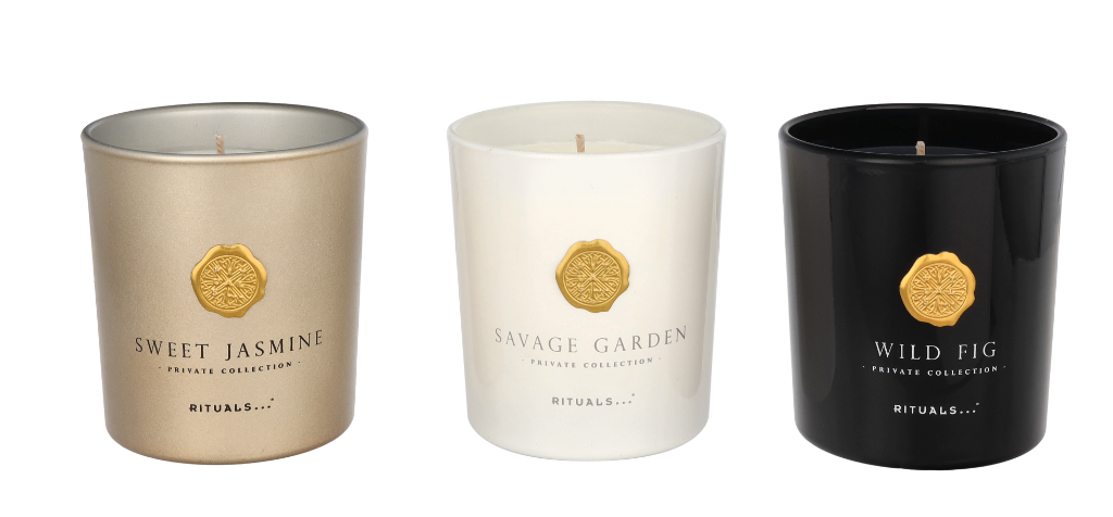 Rituals Private Collection Scented Mini Candles Set - Black 420 g