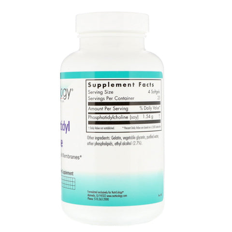 Nutricology, Phosphatidyl Choline, 100 Softgels