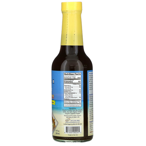 Coconut Secret, Coconut Aminos, Garlic Sauce, 10 fl oz (296 ml)