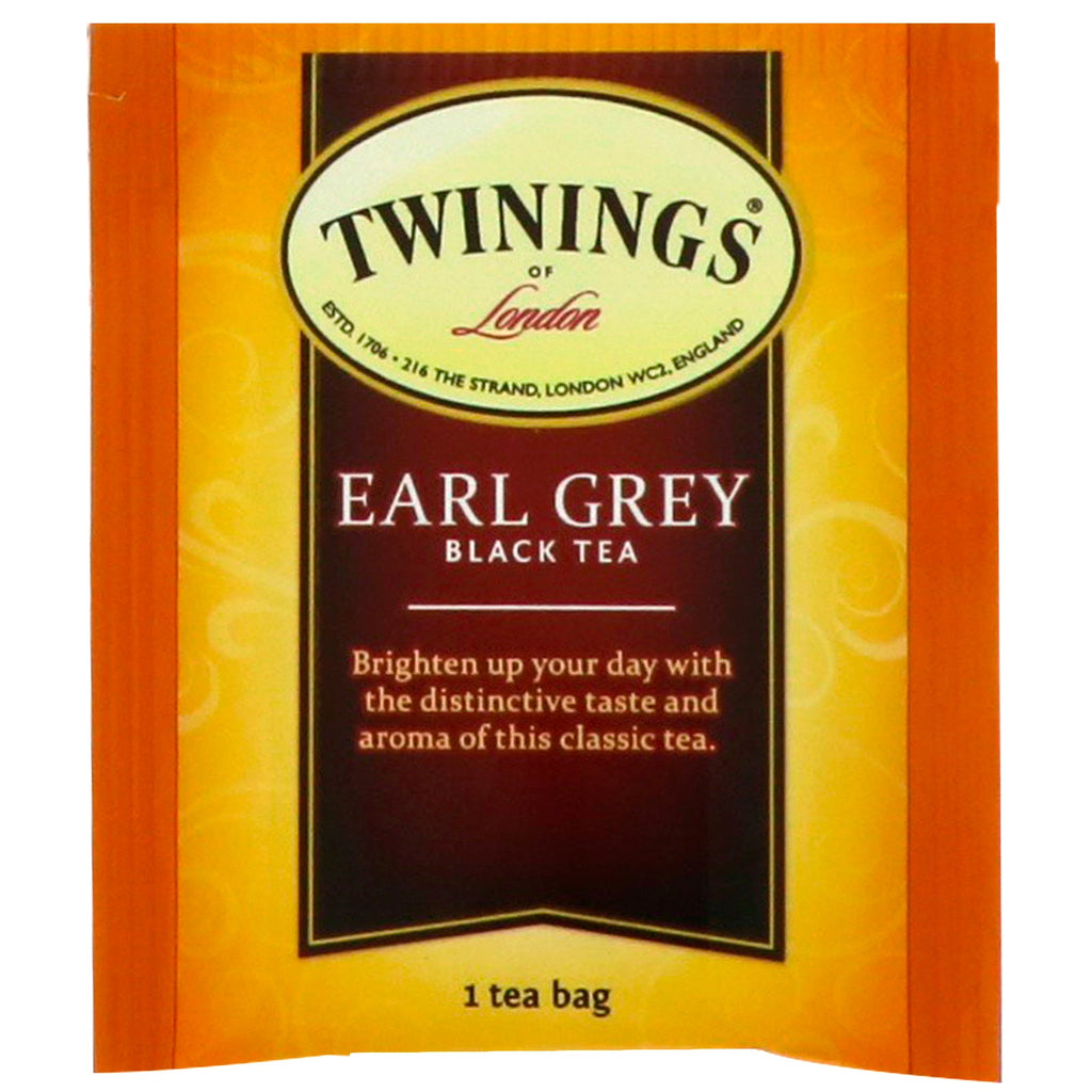 Twinings, Earl Grey Black Tea, 25 Tea Bags, 1.76 oz (50 g)