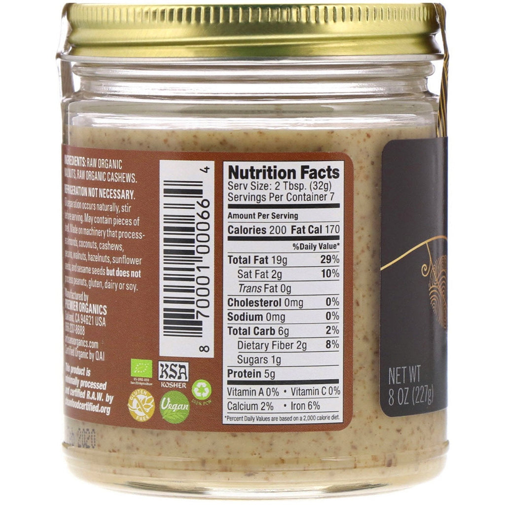 Artisana, s, Raw Walnut Butter, 8 oz (227g)