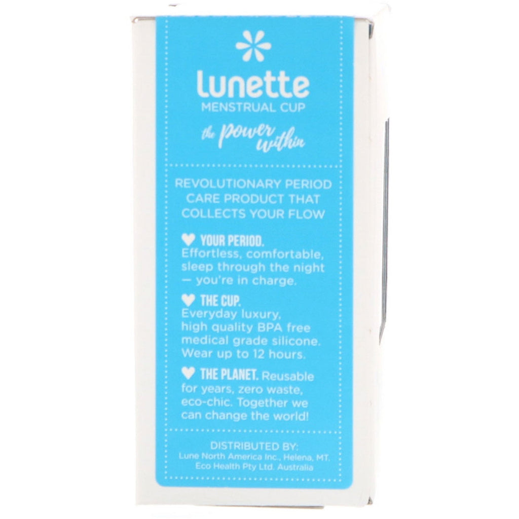 Lunette, Reusable Menstrual Cup, Model 2, Clear, 1 Cup