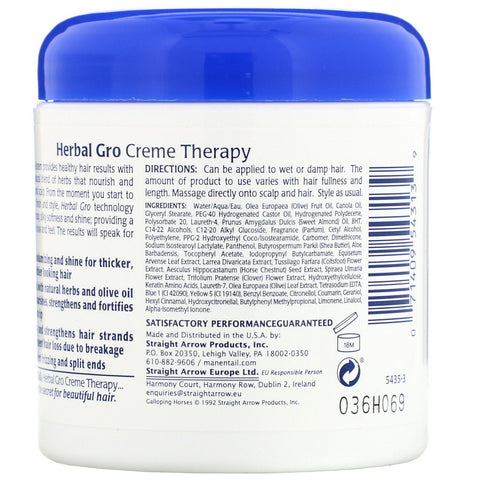 Mane 'n Tail, Herbal Gro, Leave-In Creme Therapy, 5.5 oz (156 g)