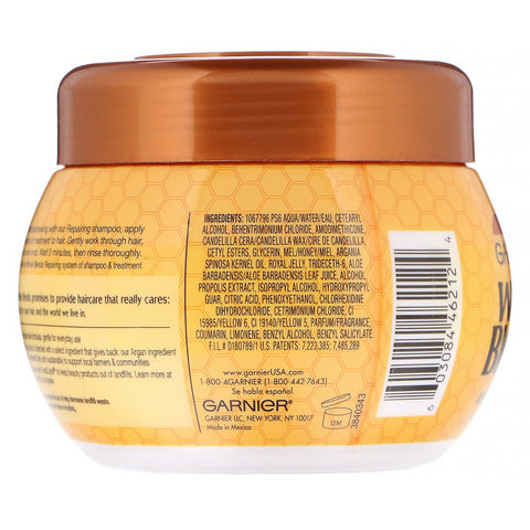 Garnier, Whole Blends, Repairing Mask, Honey Treasures, 10.1 fl oz (300 ml)