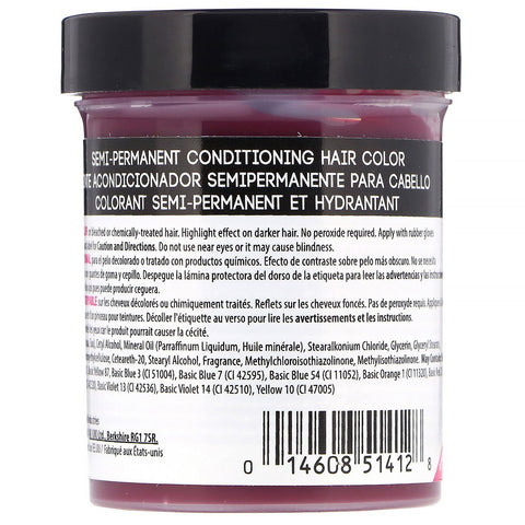 Punky Colour, Semi-Permanent Conditioning Hair Color, Flamingo Pink, 3.5 fl oz (100 ml)