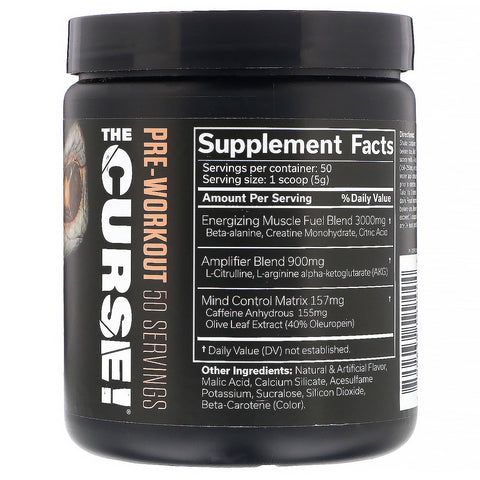 JNX Sports, The Curse, Pre-Workout, Peach Rings, 8.8 oz (250 g)