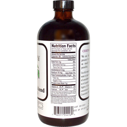 Natural Sources, Black Cherry Concentrate Blend, Unsweetened, 16 fl oz (480 ml)