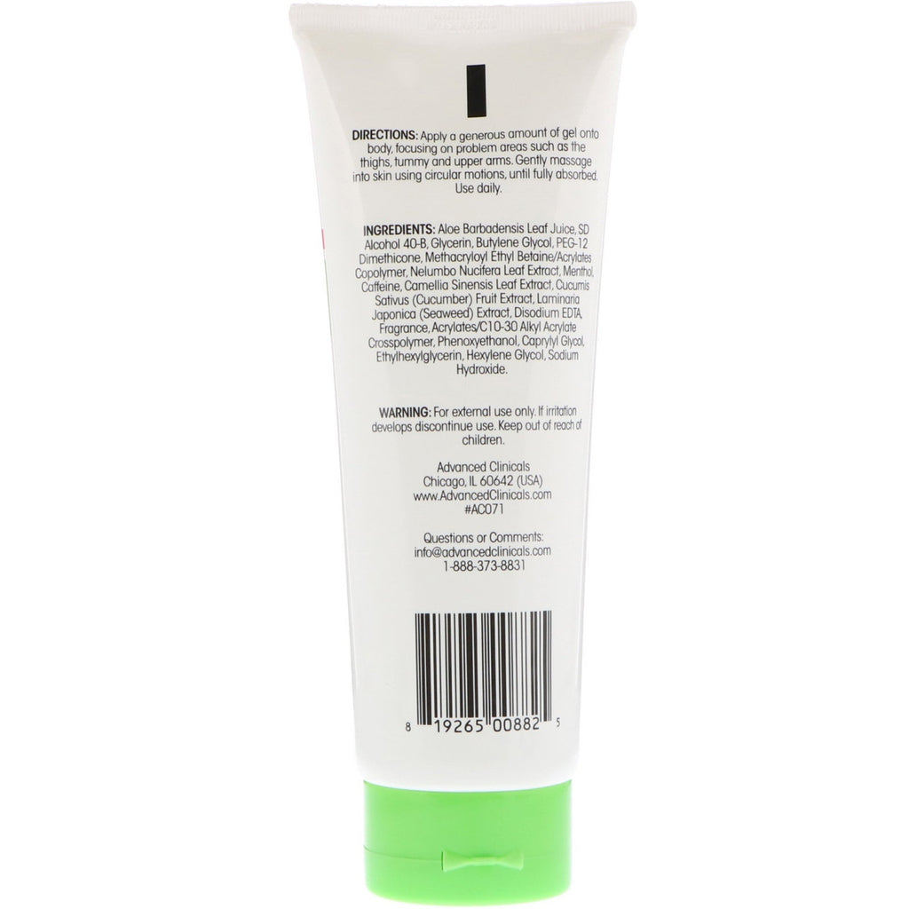 Advanced Clinicals, Cellulite Contouring Gel, 8 fl oz (237 ml)