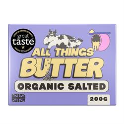 All Things Butter All Things Butter British Organic Salted Butter 200g