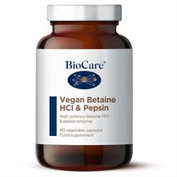 Biocare Vegan Betaine HCI &  Pepsin