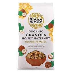 Biona Organic Honey Hazelnut Crunchy Granola - No added sugar 375g