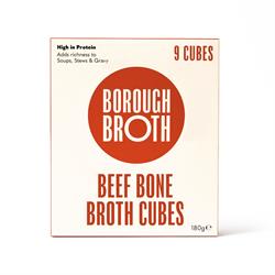 Borough Broth Organic Frozen Beef Bone Broth 9 servings 180g