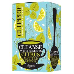Clipper Clipper Organic Cleanse with Benefits Infusion 20 Bags