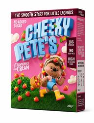 Cheeky Petes Cheeky Pete's Strawberries and Cream Cereal 250g