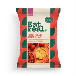 Eat Real Eat Real Multiseed Tortilla Smoky Paprika Salsa Chips 160g