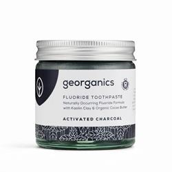Georganics Fluoride Toothpaste- Charcoal - 60ml