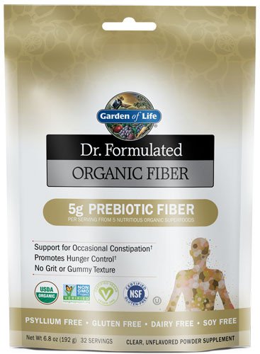 Garden of Life, Dr. Formulated Organic Fiber, Unflavored - 192g