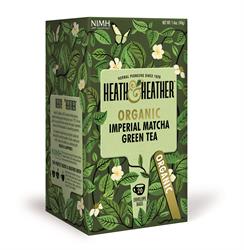 Heath And Heather Organic Green Tea & Imperial Matcha  20 bags
