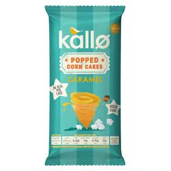 Kallo Kallo Caramel Popped Corn Cakes 125g