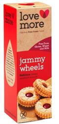 Lovemore Foods Lovemore Wheat Gluten & Milk Free Jammy Wheels 120g