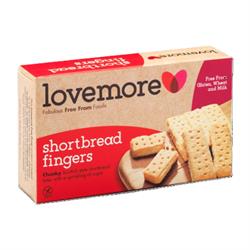 Lovemore Foods Lovemore Gluten Free Shortbread Fingers 125g