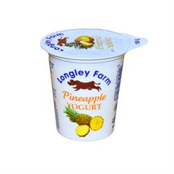 Longley Farm Longley Farm Pineapple Live Yogurt 150g