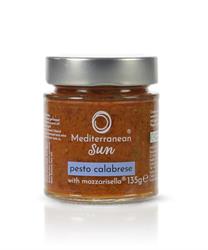 Mediterranean Sun Mediterranean Sun Pesto Calabrese with Mozzarisella 135g