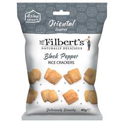 Mr Filberts Mr Filberts Oriental Black Pepper Rice Crackers 40g