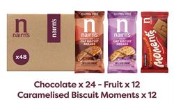 Nairns Gluten Free Biscuit Break & Moments Mixed Case 1335g (36x30g&12x21g)