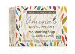 Amina's Natural Skincare Amina's Moisturising Soap W/ Organic Lavender Essential Oil 130g