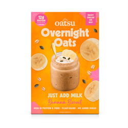 Oatsu Oatsu Banana Biscuit Just Add Milk Overnight Oats 300g